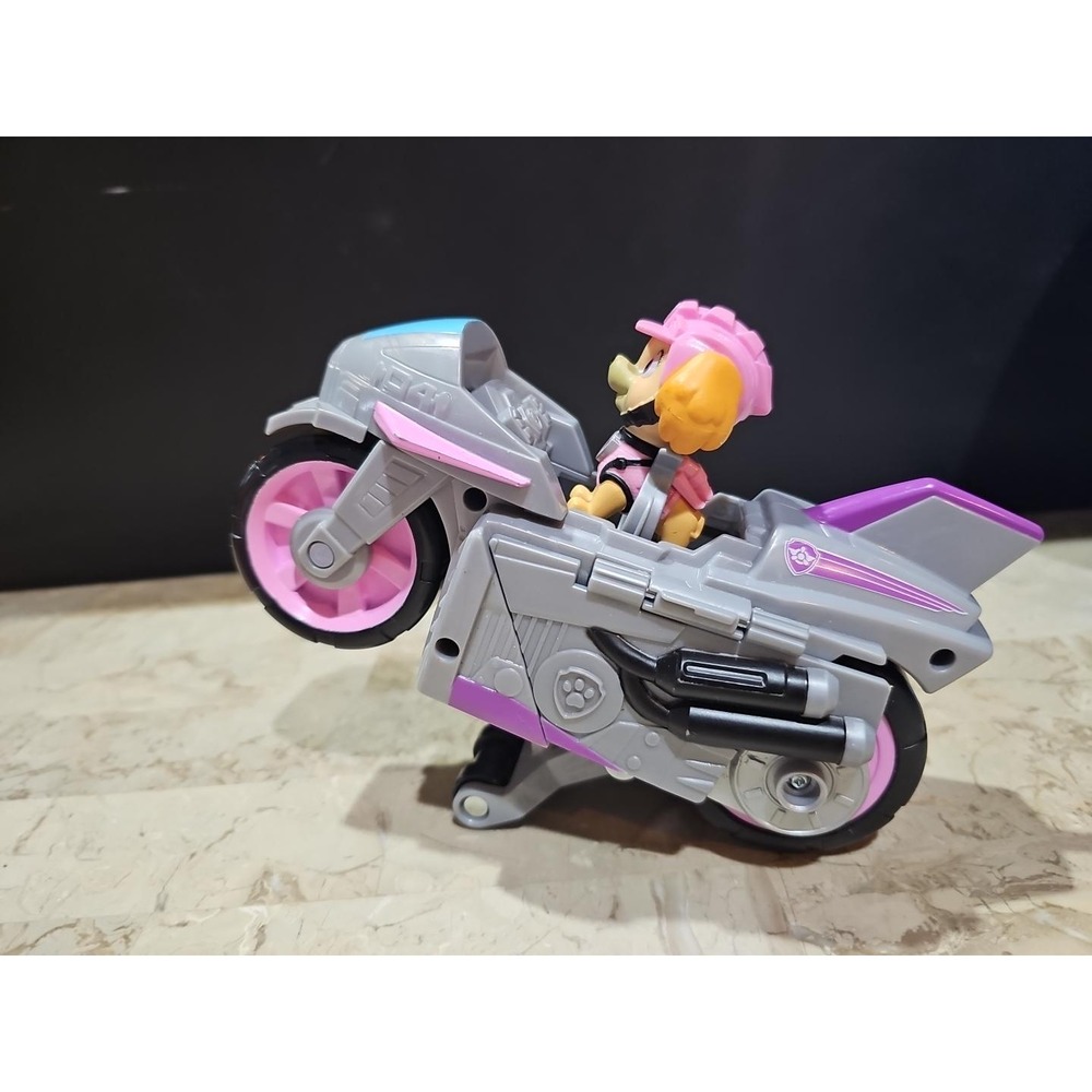 Paw Patrol Moto‎ Pups SKYE Deluxe Motorcycle Pull Back Vehicle Toy & Figure